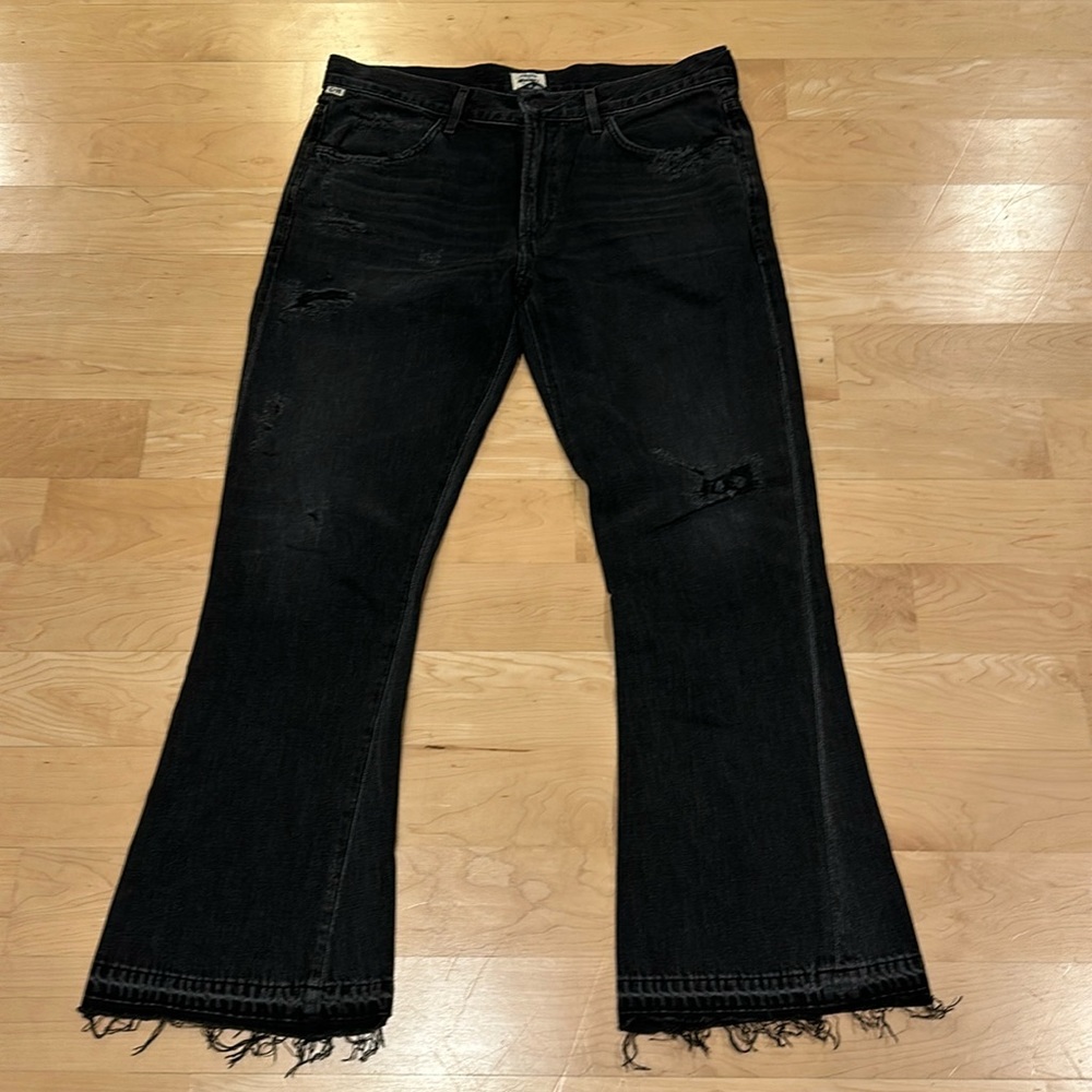 Citizens of Humanity Black Flare Jeans